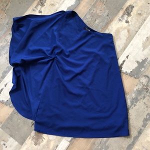 Cute blue one shoulder mini dress by forever 21